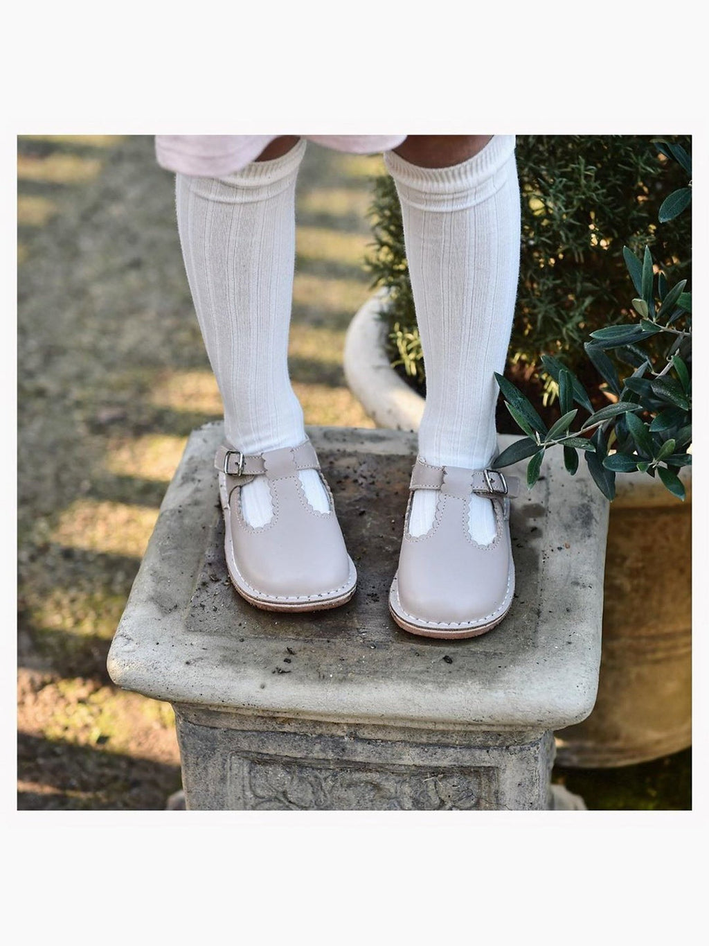Selina Scalloped T-Strap Mary Jane