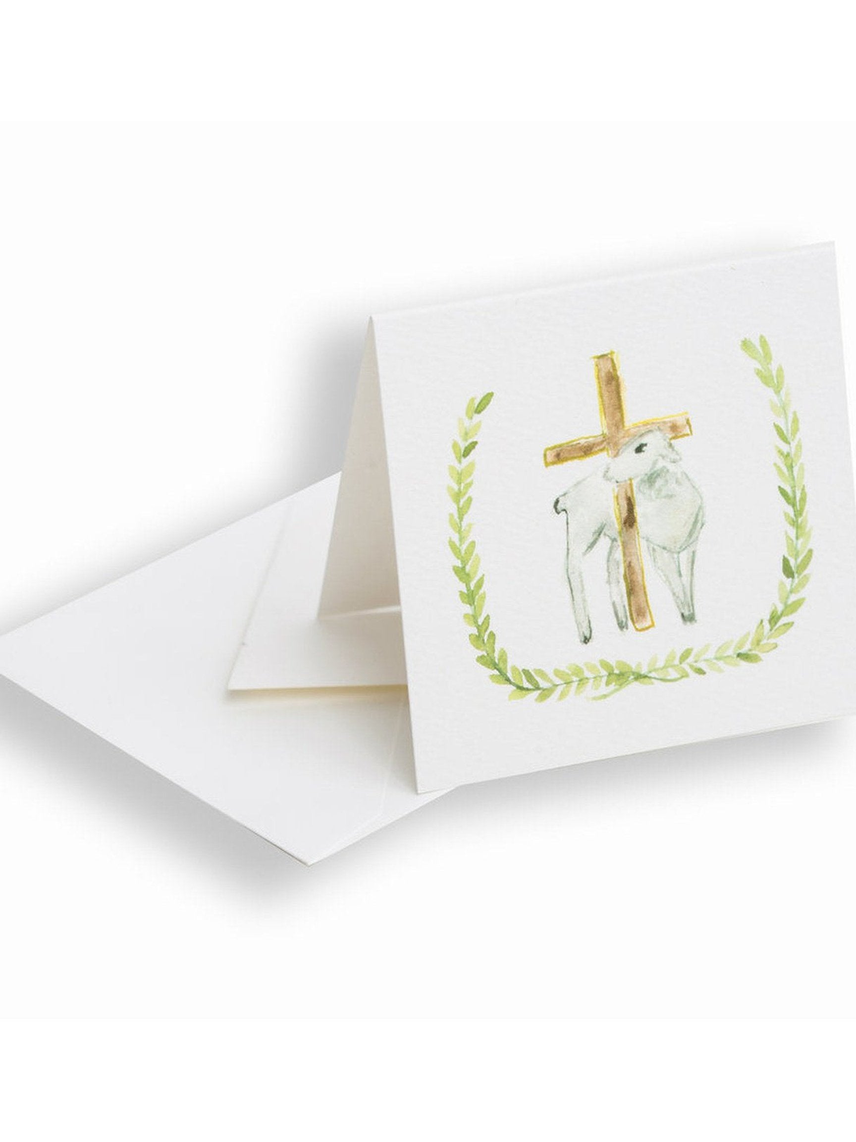 "Lamb and Cross" Enclosure Card
