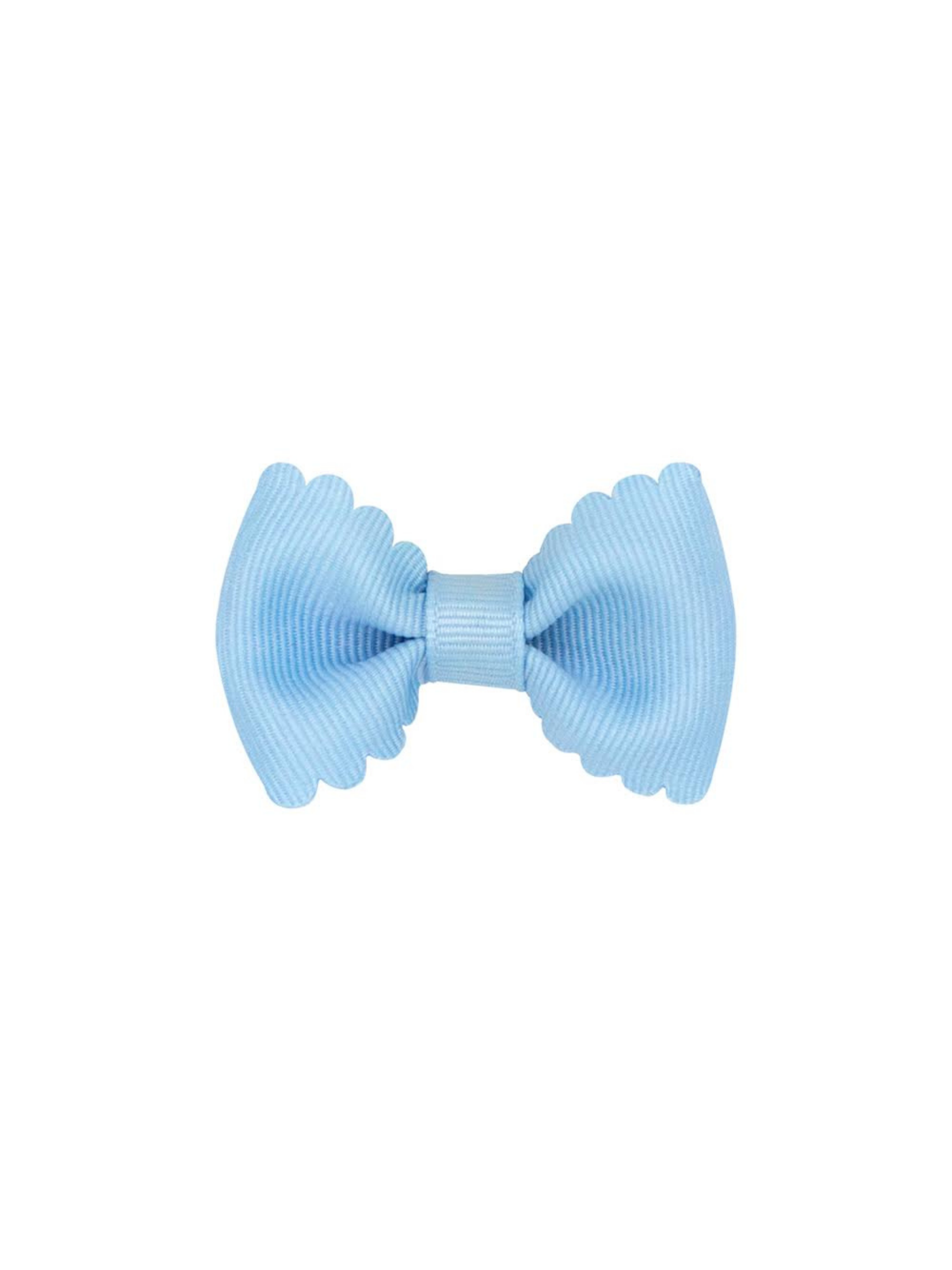 Tiny Scalloped Edge Grosgrain Bowtie