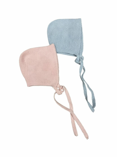 Garter Stitch Bonnet - Pink or Blue