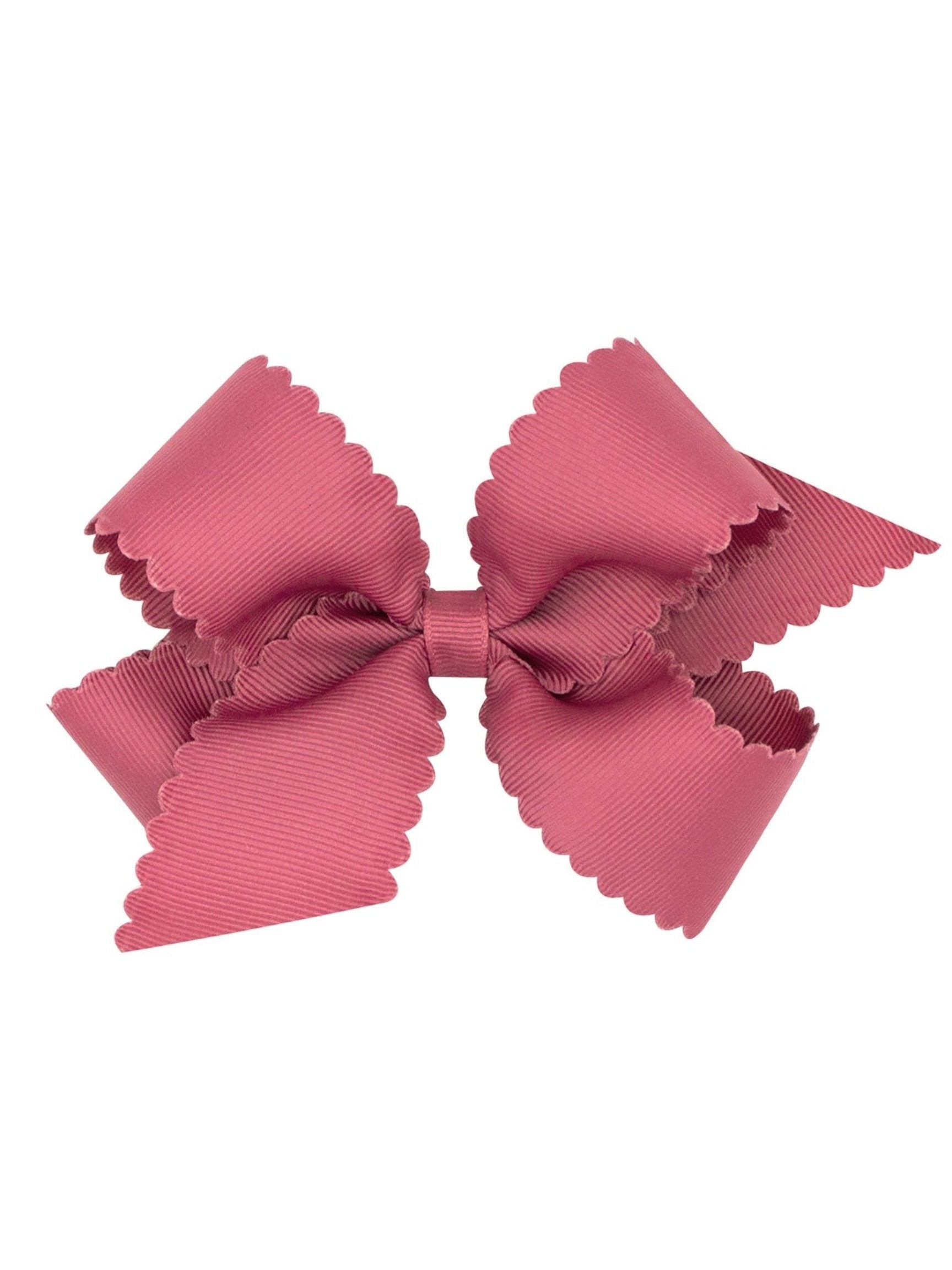 Scalloped Edge Grosgrain Bow