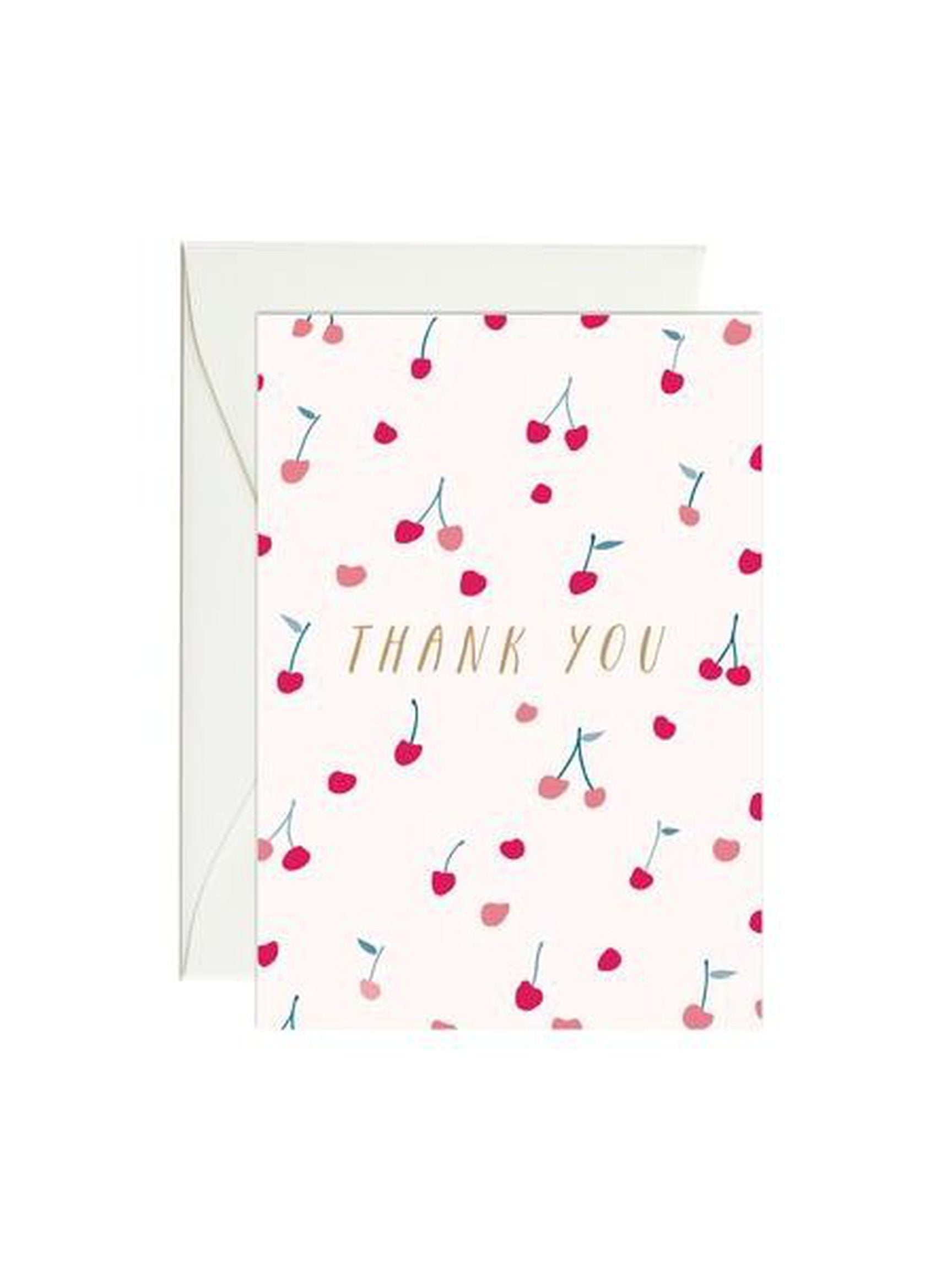 Thank You Cherries Mini Enclosure Card