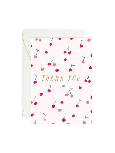 Thank You Cherries Mini Enclosure Card