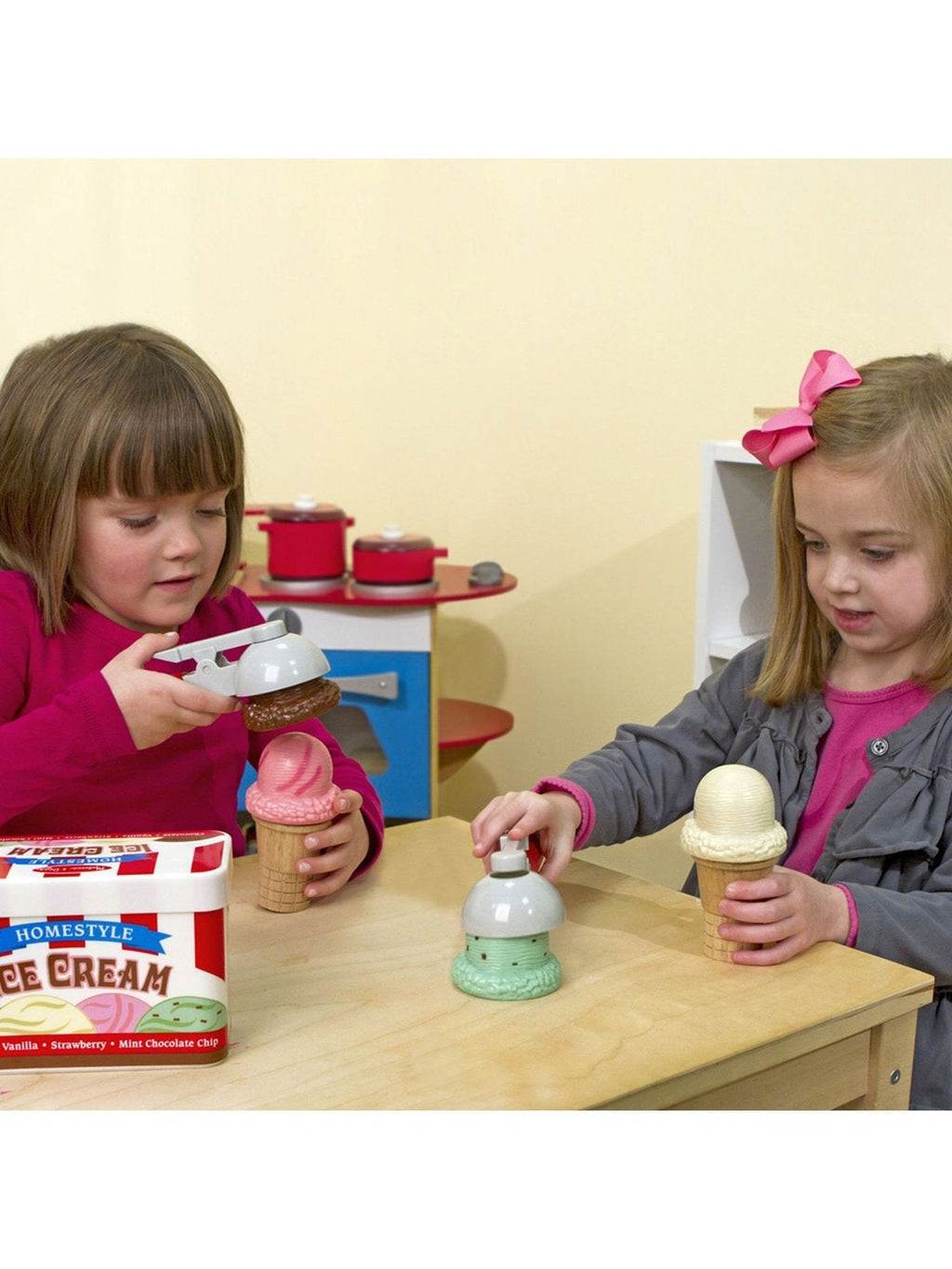 Scoop & Stack Ice Cream Cone Magnetic Play Set
