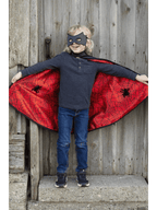 Reversible Spiderman and Batman Cape/Mask