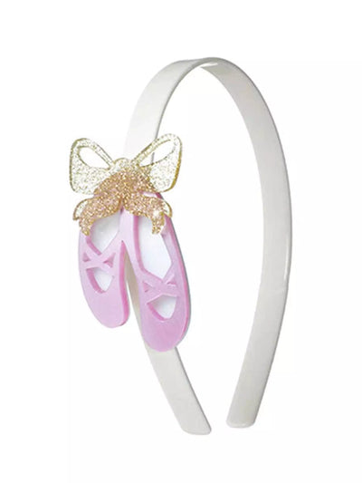 Ballet Slipper Satin Pink Headband - Posh Tots Children's Boutique