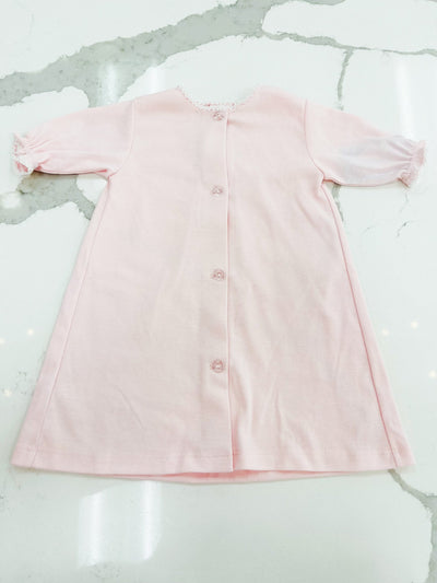 Light Pink Knit Daygown - Posh Tots Children's Boutique