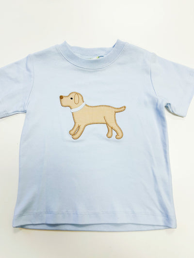 Dog Applique Knit T-Shirt