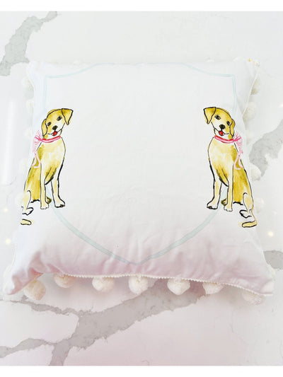 Yellow Dog Pillow