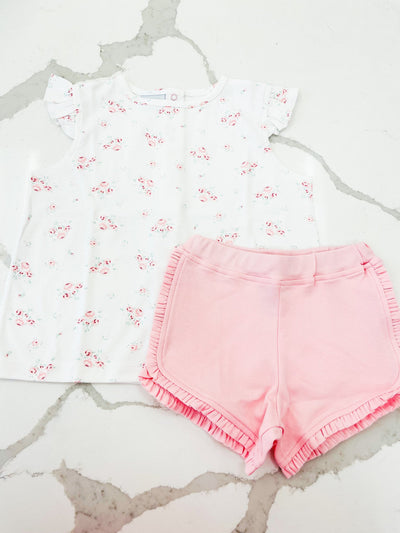Summer Rose Shorts Set