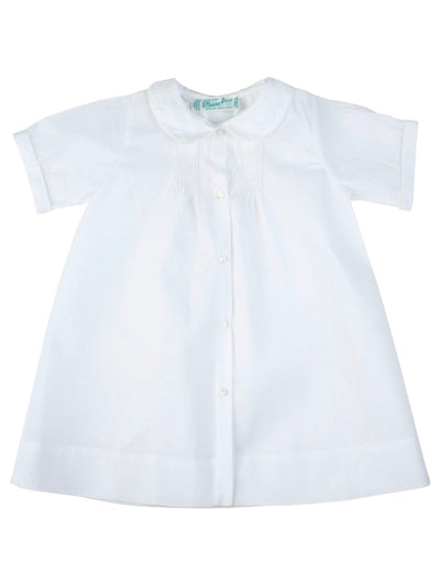 Embroidered Collar Folded Daygown