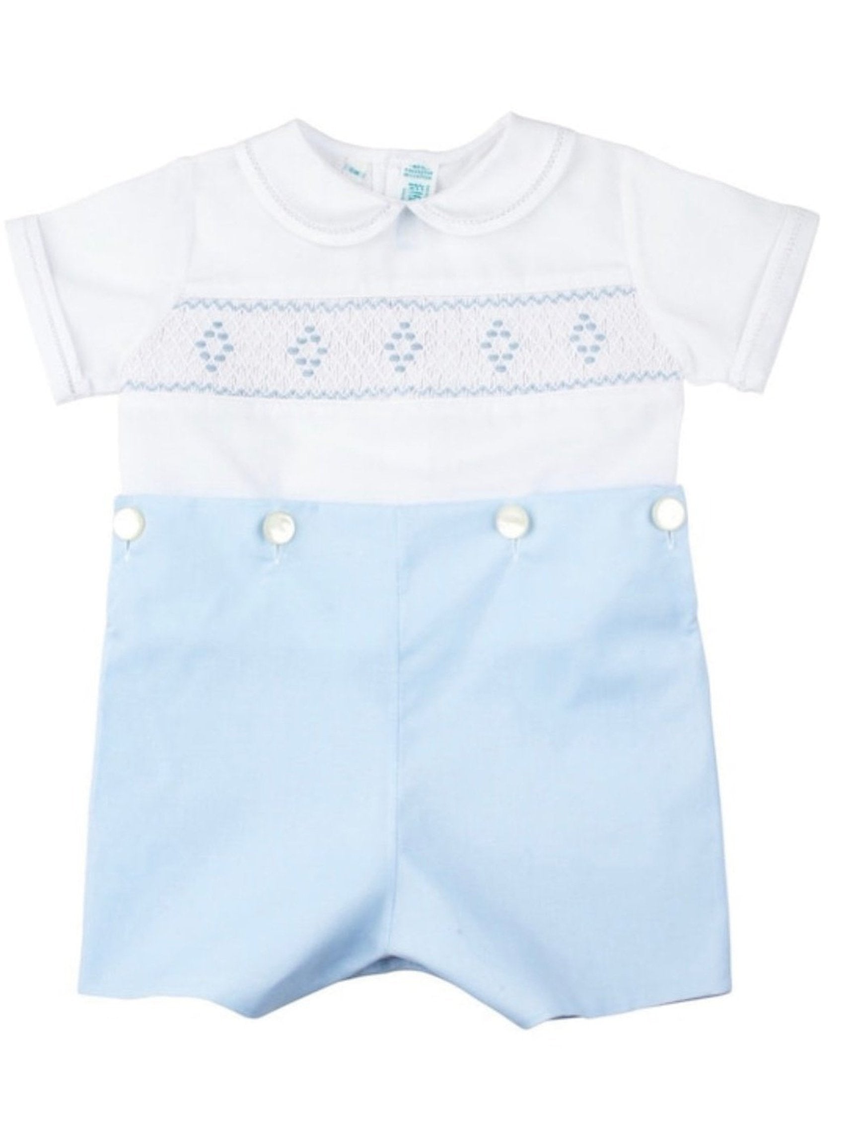 Smocked Diamond Bobby Suit