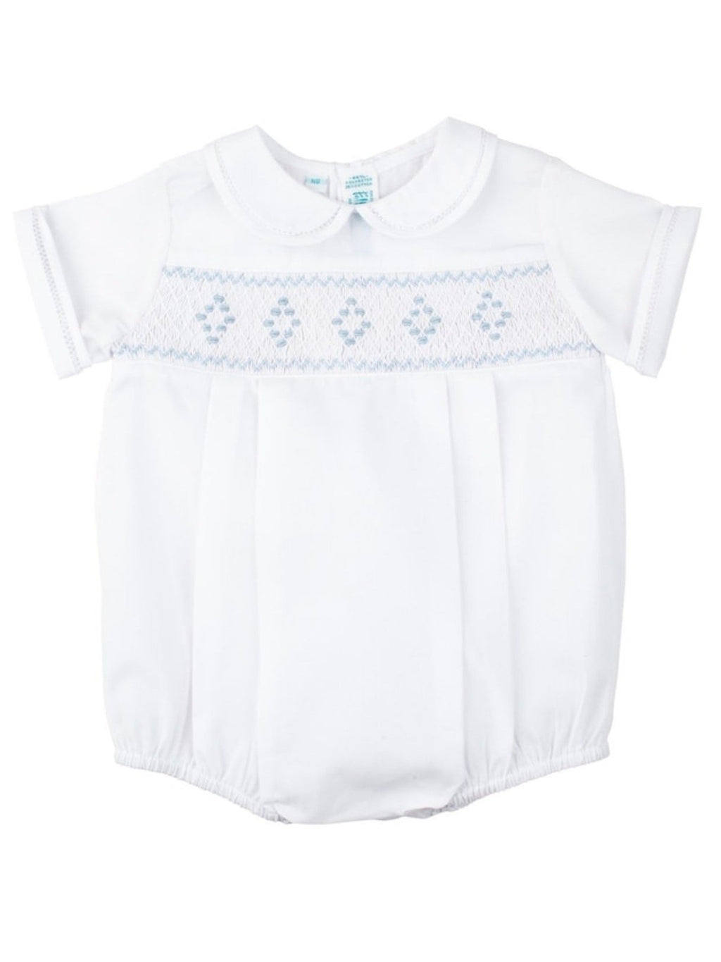 Smocked Embroidered Diamond Creeper