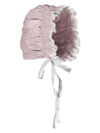 Smocked Lace Bonnet