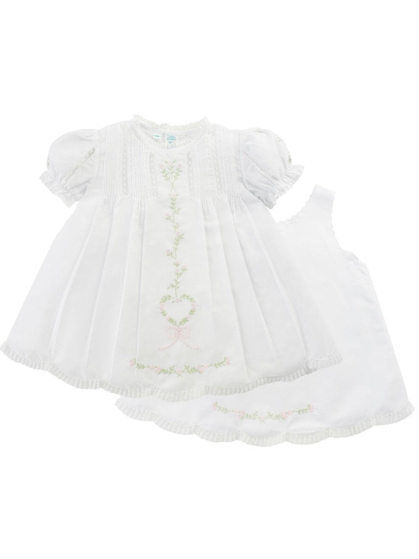 Floral Heart Slip Dress