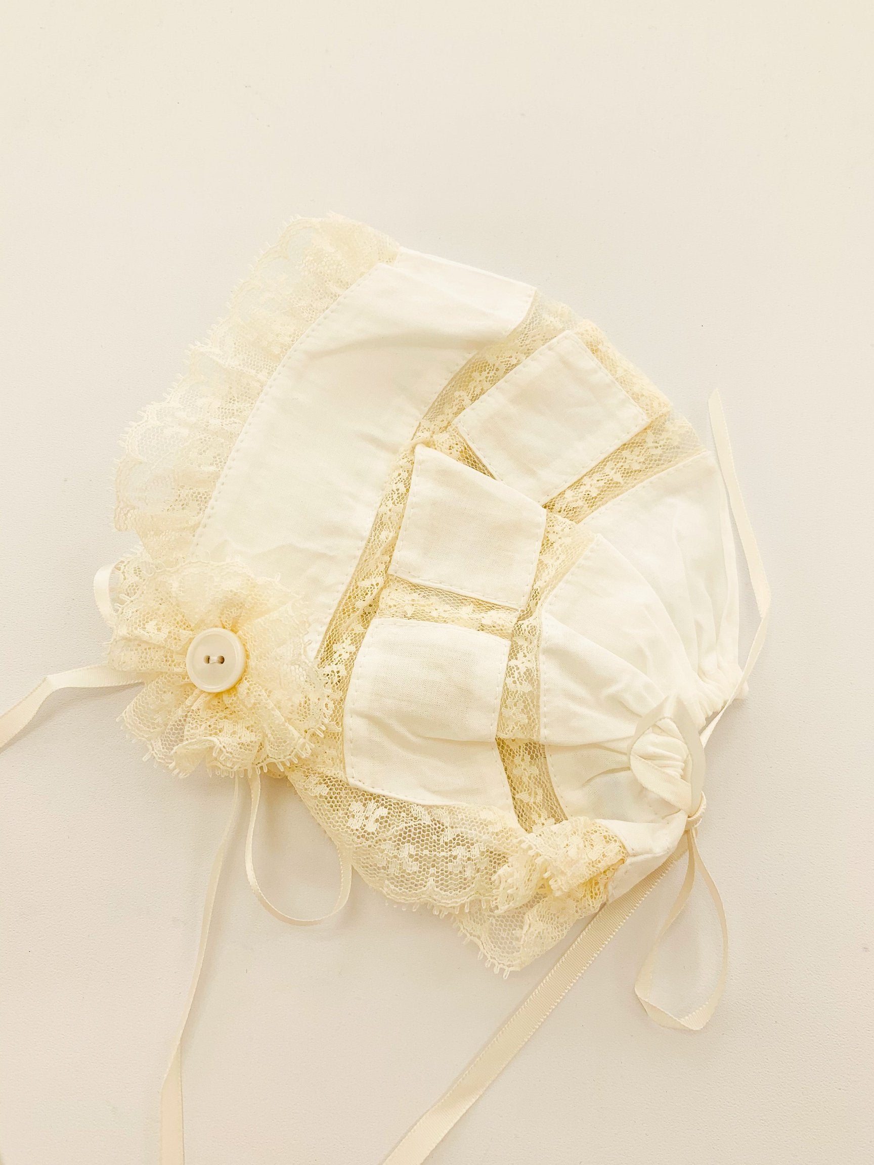 Antique White Pat Christening Gown Set