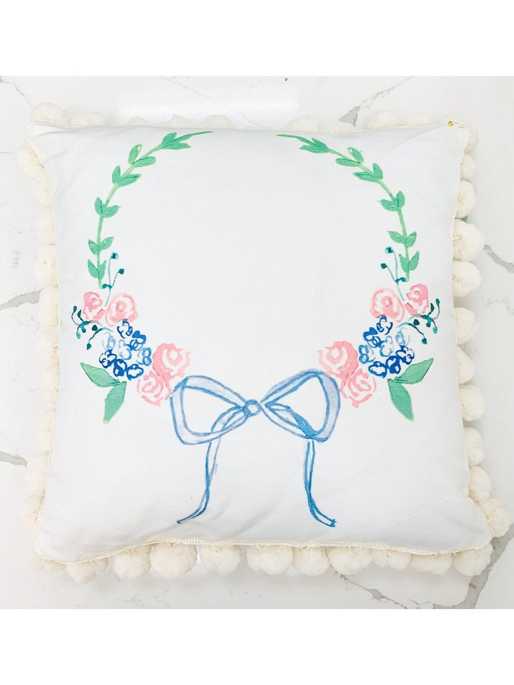 Wreath Bow Pillow