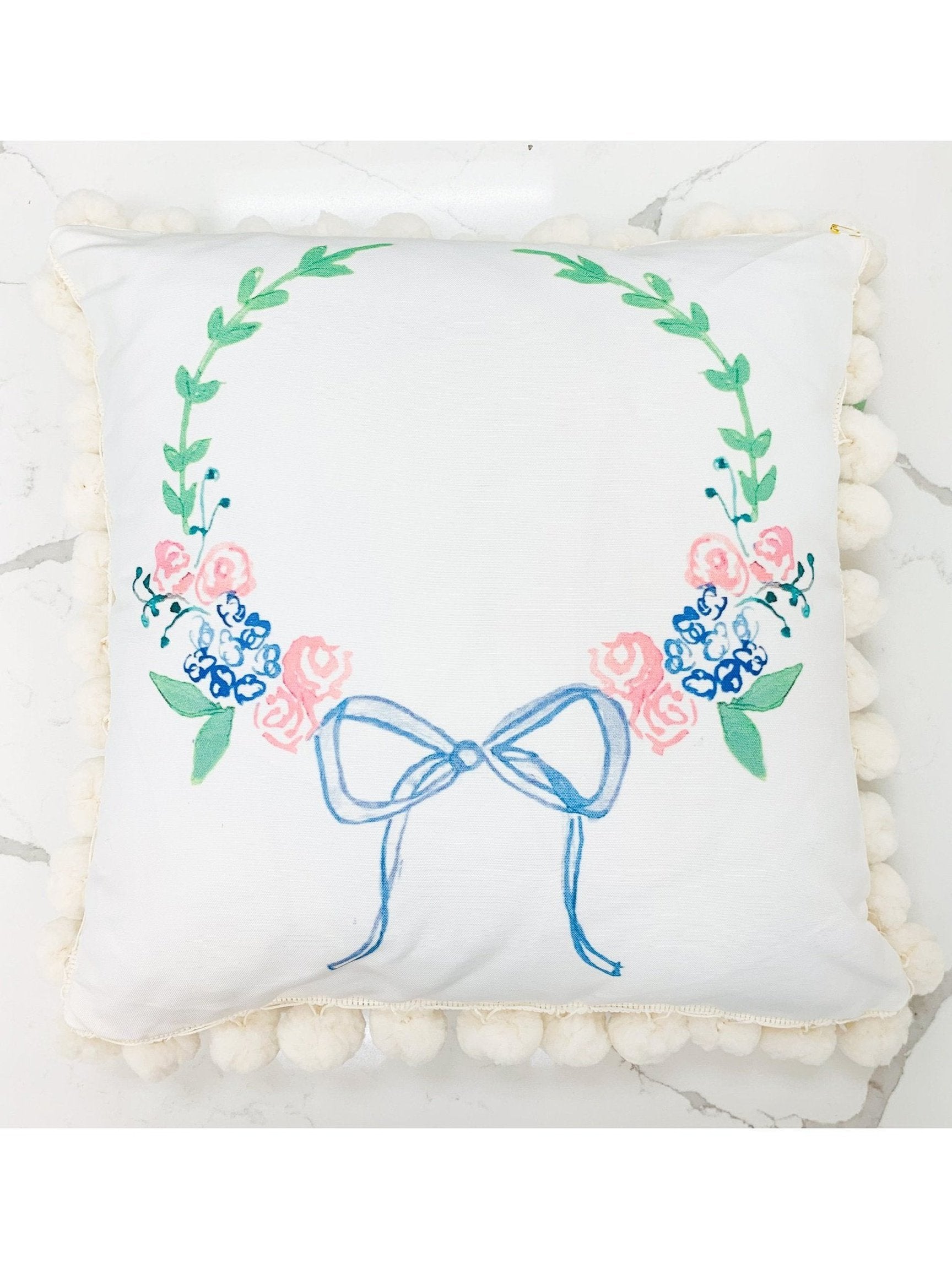 Wreath Bow Pillow