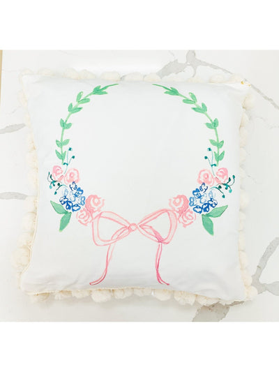 Wreath Bow Pillow