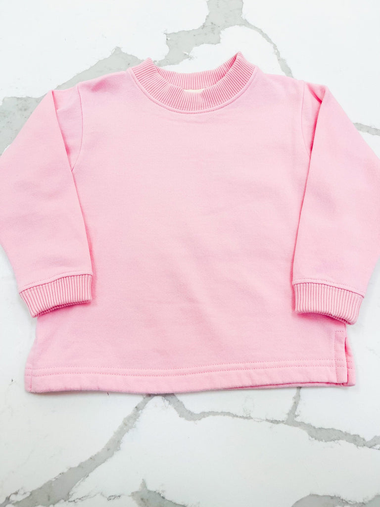 City Threads Girls Peter Pan Collar Puff Sleeve Tee | Medium Pink / 12Y - Super Comfy Kids T-Shirts, Softest 100% Cotton Tops, Sensory Friendly, USA Made, City