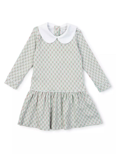 Lillian Dress - Festive Christmas Tree - Posh Tots Children's Boutique