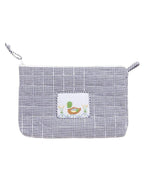 Quilted Luggage - Navy Mallard