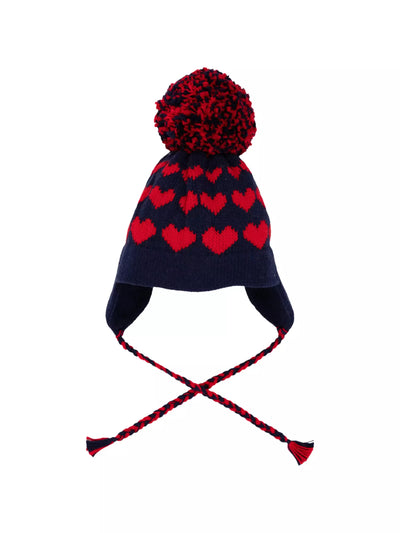 Parrish Pom Pom Hat - Nantucket Navy - Posh Tots Children's Boutique