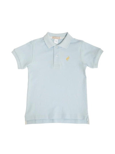 Prim and Proper Polo - Buckhead Blue/Bellport Butter Yellow