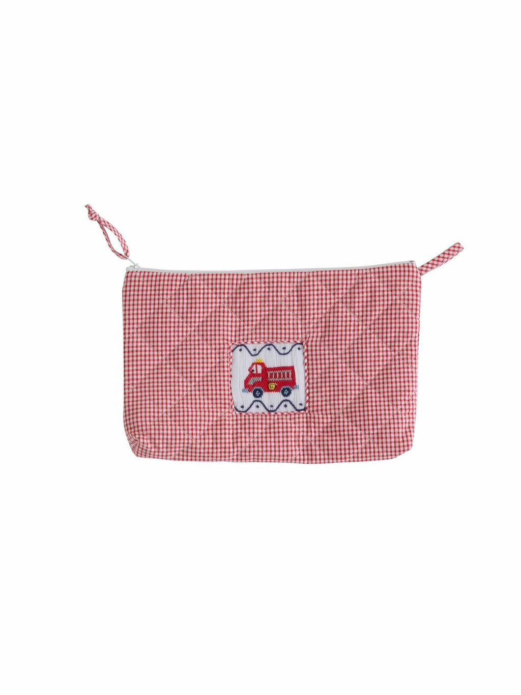 Quilted Luggage - Red Firetruck