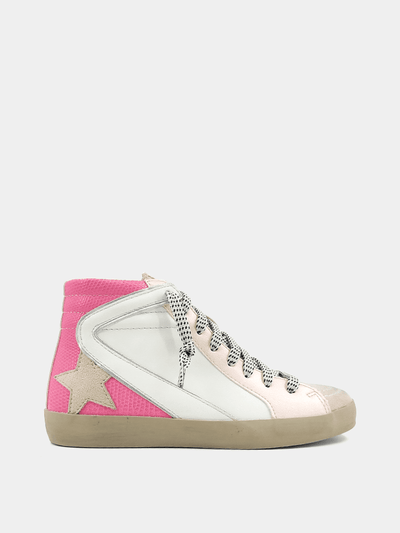 Roxanne Sneakers - Pink Lizard