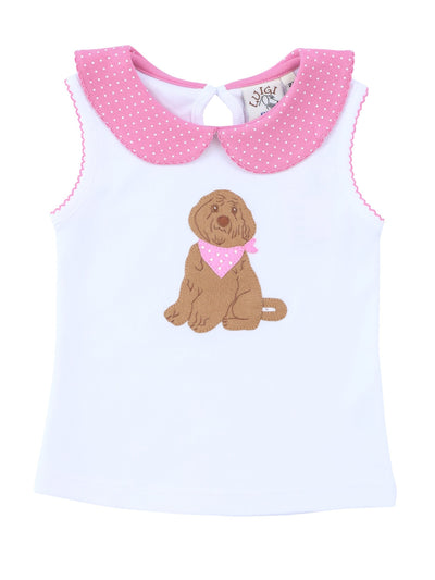 Sleeveless Goldendoodle Top