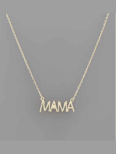 Textured Mama Necklace