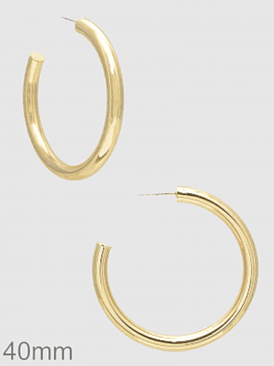 Bold Open Round Hoops