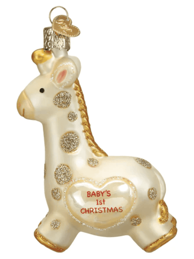 Baby's First Christmas Giraffe Ornament