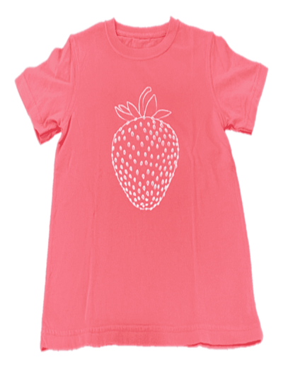 Pink Strawberry S/S Graphic Tee