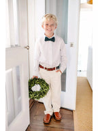 Prep School Pants - Saratoga Stone - Posh Tots Children's Boutique