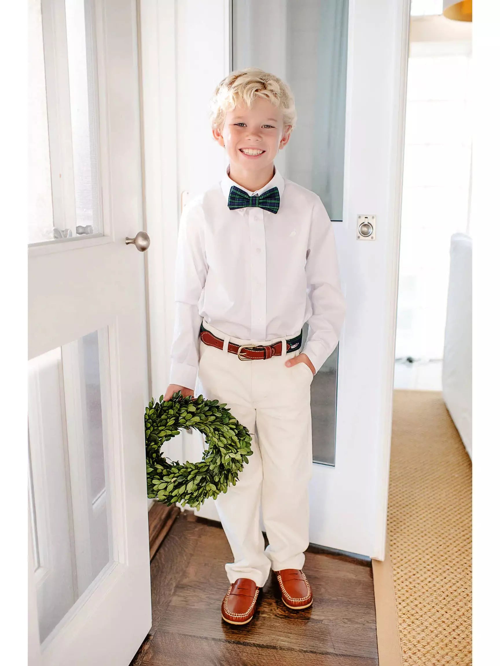 Prep School Pants - Saratoga Stone - Posh Tots Children's Boutique
