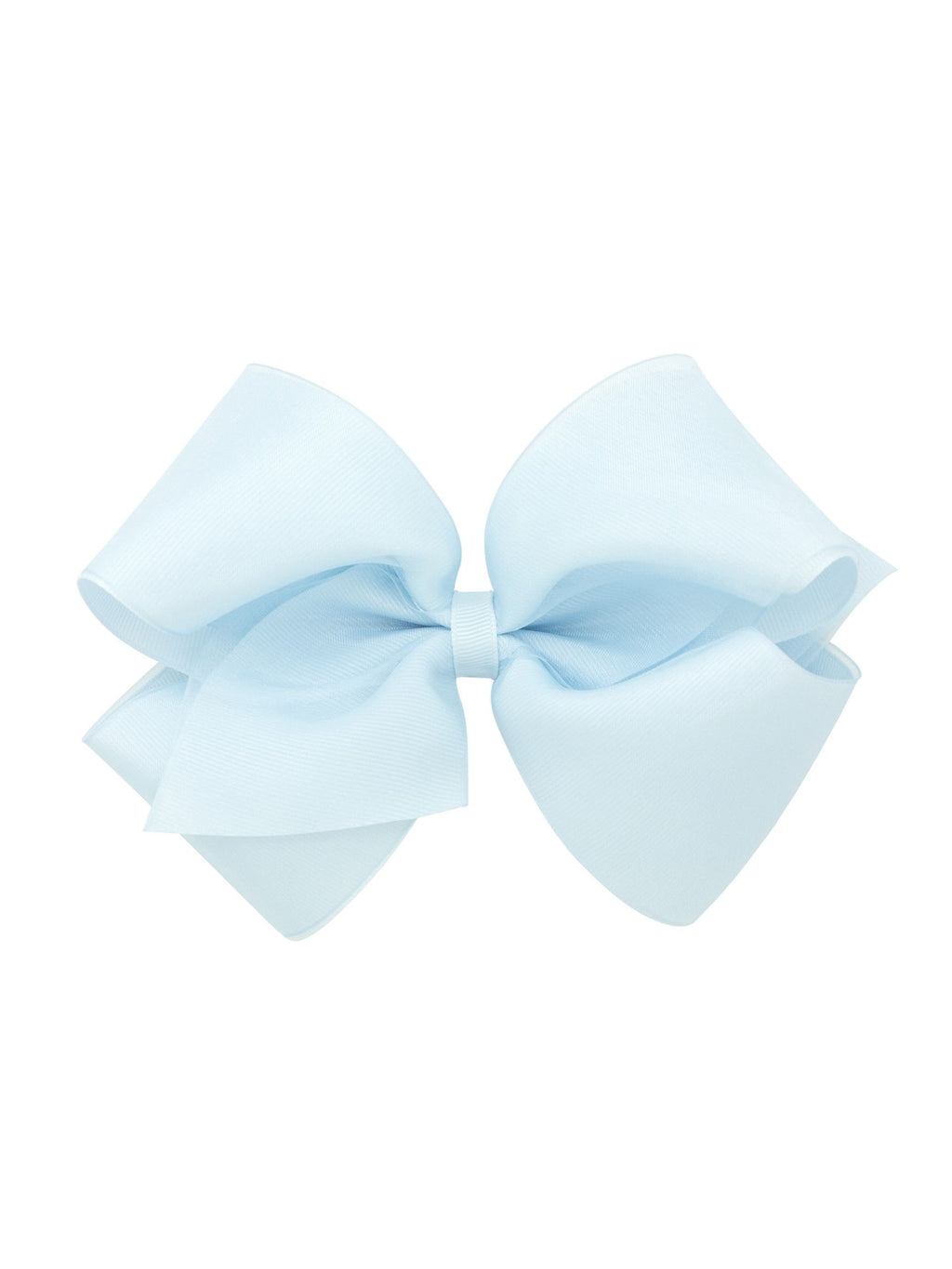 Organza Overlay Grosgrain Hair Bow