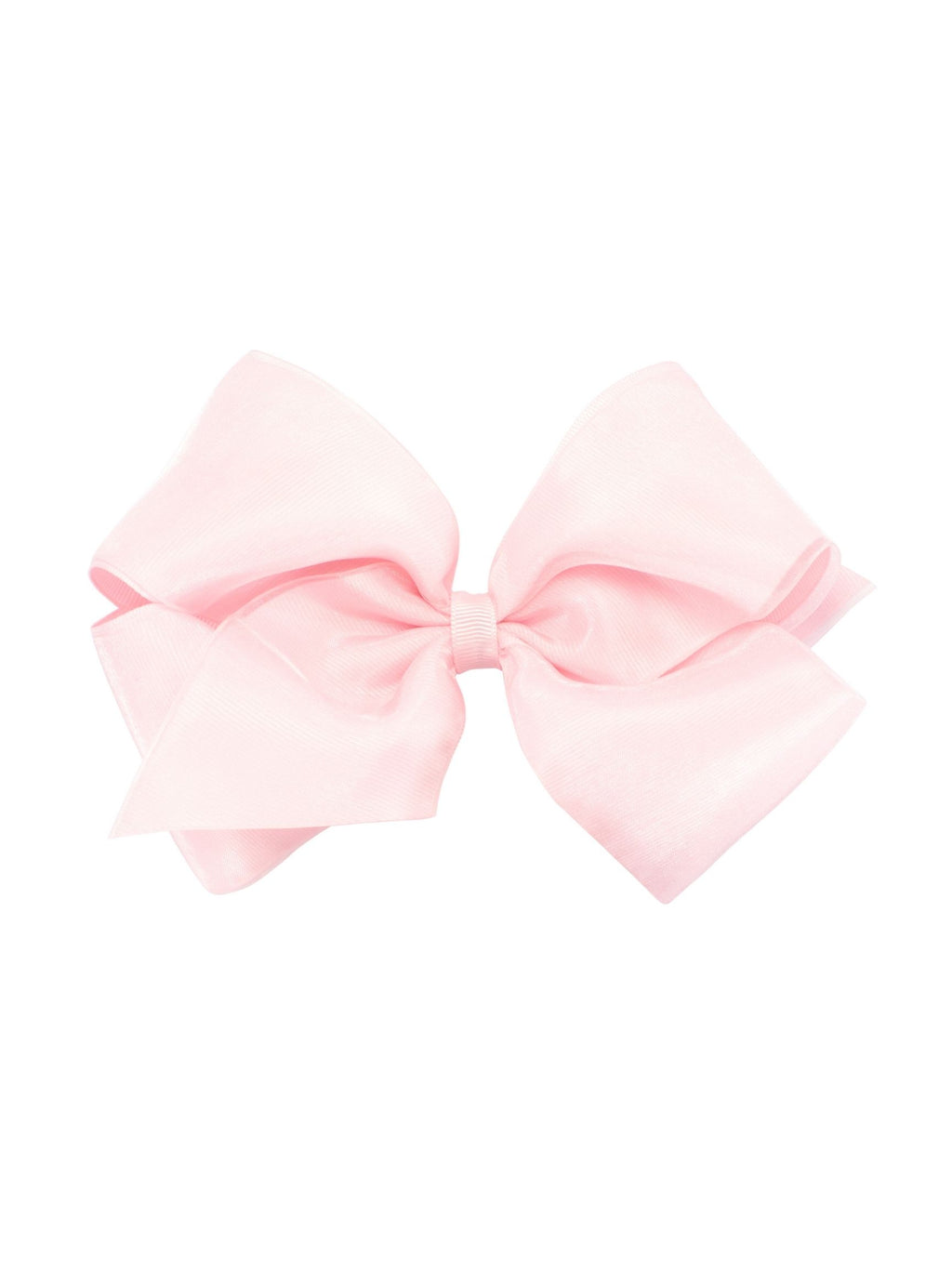 Organza Overlay Grosgrain Hair Bow