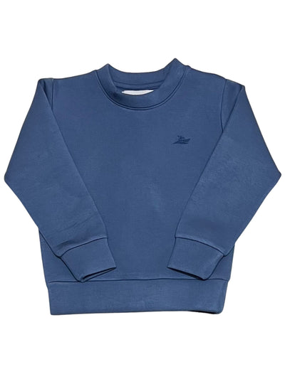 Classic Blue Performance Sweatshirt - Posh Tots Children's Boutique