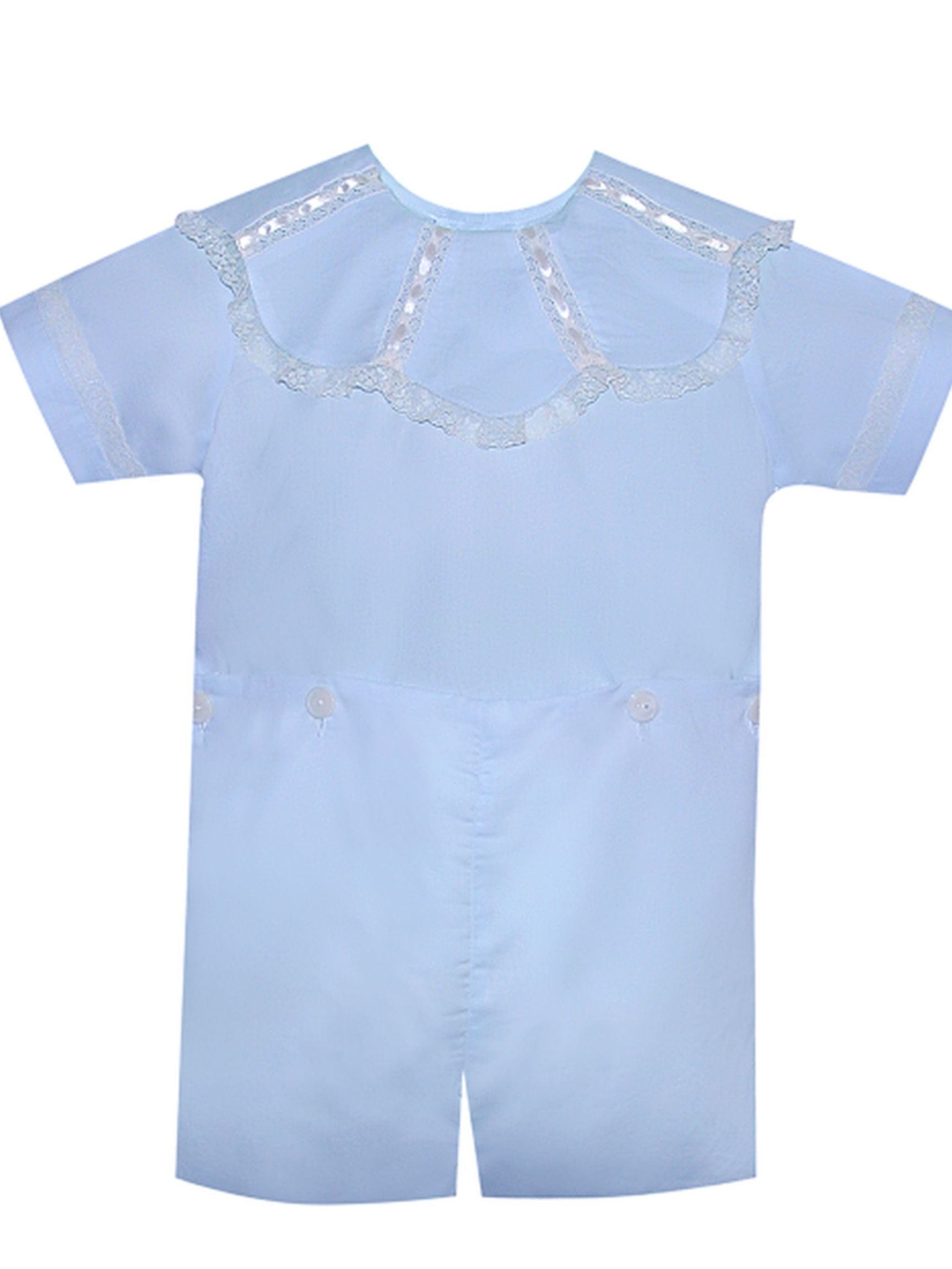 Maxwell Button Suit - Light Blue