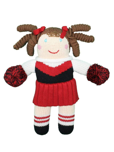 Cheerleader Knit Doll 12"