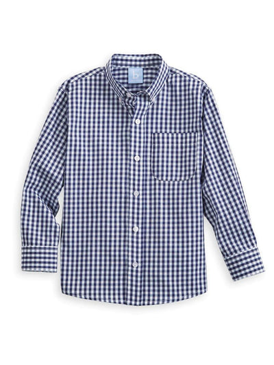 Buttondown Shirt - Navy Soft Check