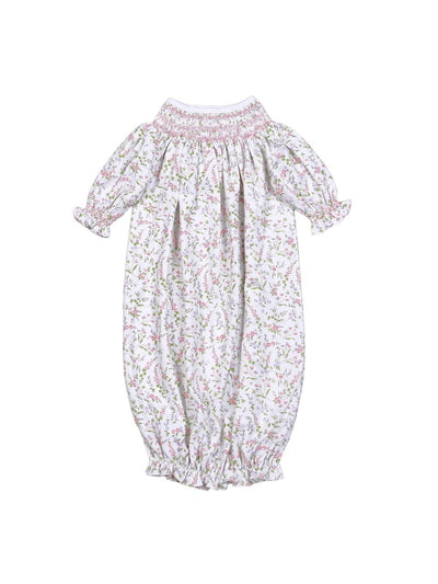 Evelyn Floral Smocked Gown