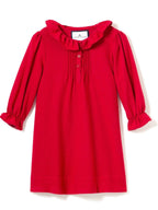 Red Flannel Victoria Nightgown