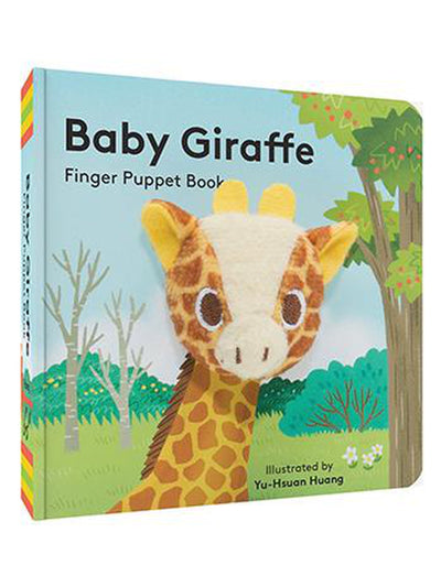 Baby Giraffe Finger Puppet Book - Posh Tots Children's Boutique