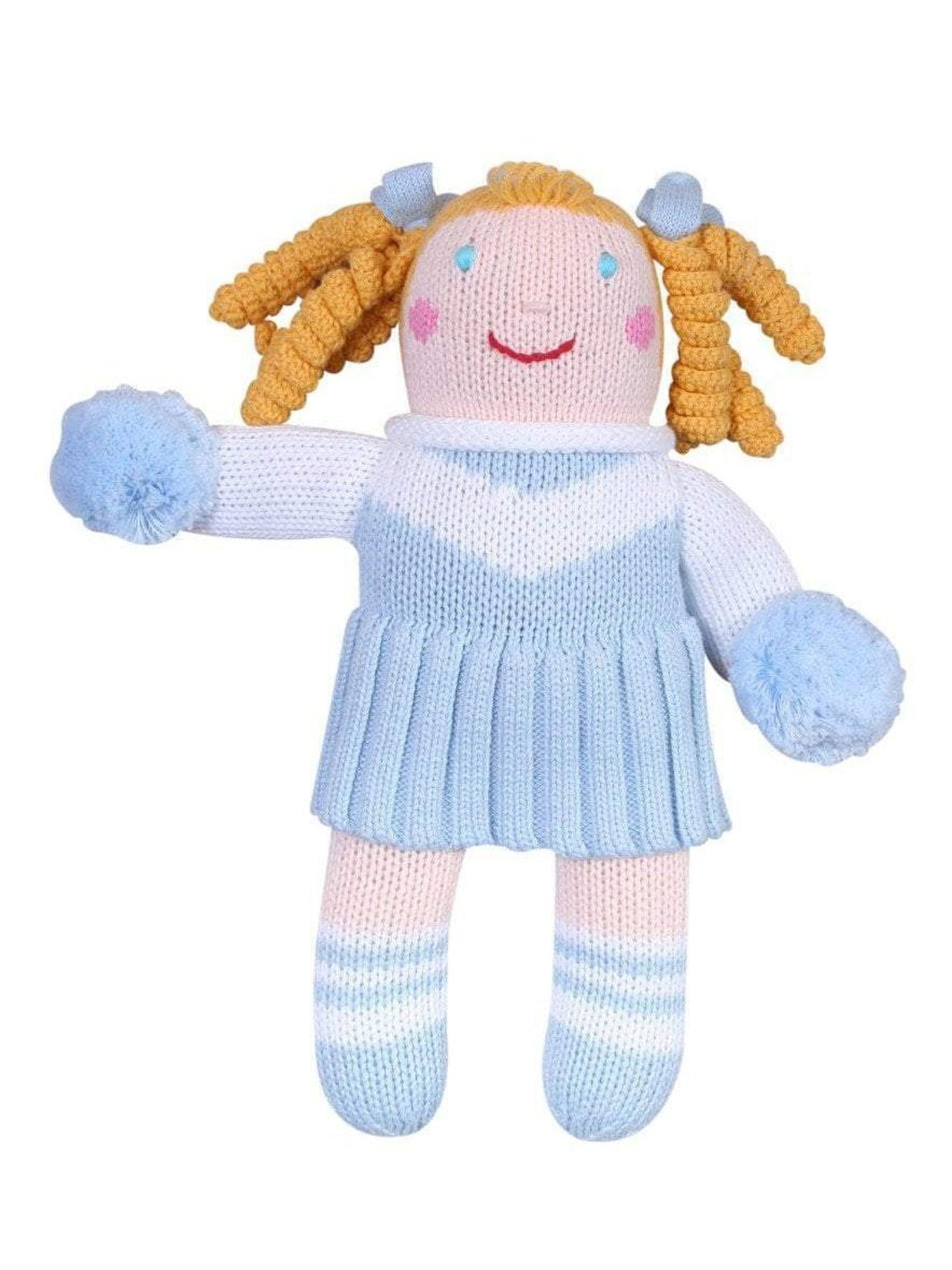 Cheerleader Knit Doll 12"