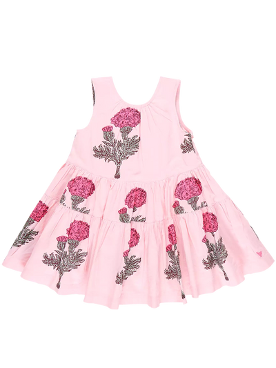 Eloise Dress - Blush Marigold