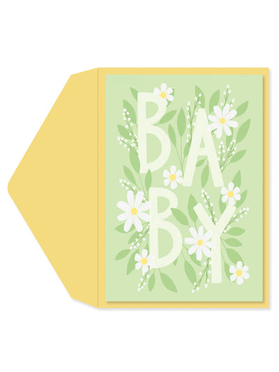 Daisy Baby Greeting Card - Posh Tots Children's Boutique