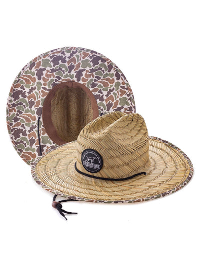 Camo Straw Hat
